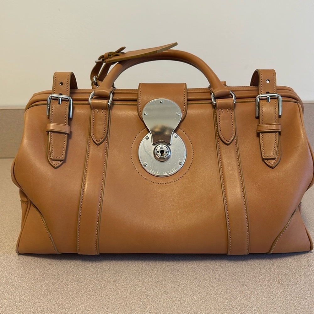 NWT Ralph Lauren Collection Ricky Satchel - Picture 1 of 10